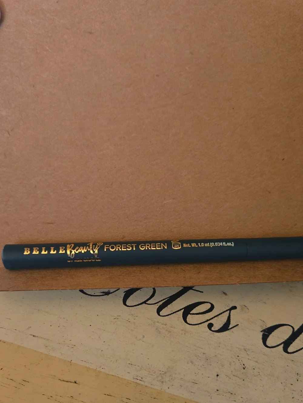 Belle Beauty Line Backer Liquid Eyeliner - Forest Green - Set Of 3